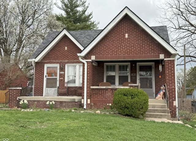 Property at 831-833 N Hawthorne Ln, Indianapolis, IN 46219, 3 beds, 3 baths