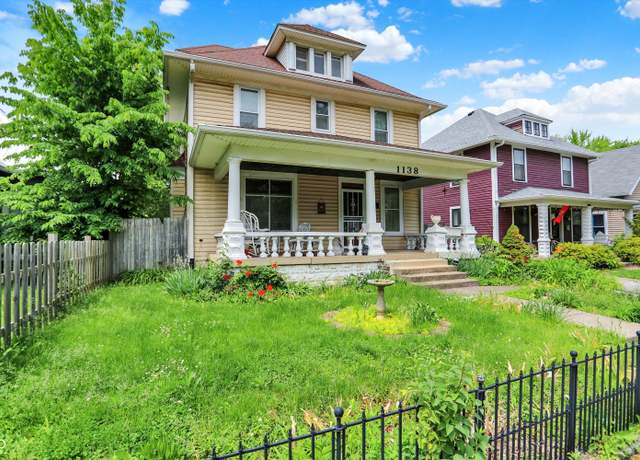Property at 1138 N Oxford St, Indianapolis, IN 46201, 4 beds, 1.5 baths