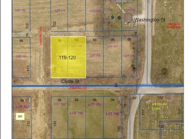 Property at Lots 119, 120 W Clyde St, Frankton, IN 46044
