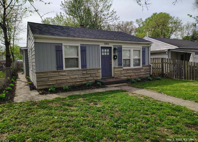 Property at 1806 Asbury St, Indianapolis, IN 46203, 3 beds, 2 baths