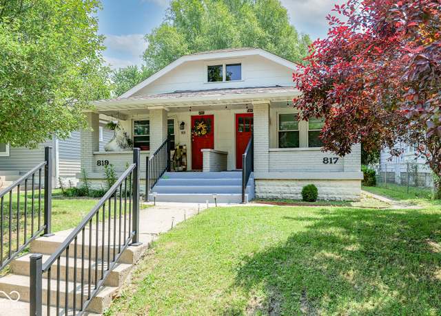Property at 819 N Bancroft St, Indianapolis, IN 46201, 1 bed, 2 baths