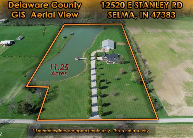 Property at 12520 E Stanley Rd, Selma, IN 47383, 5 beds, 6 baths