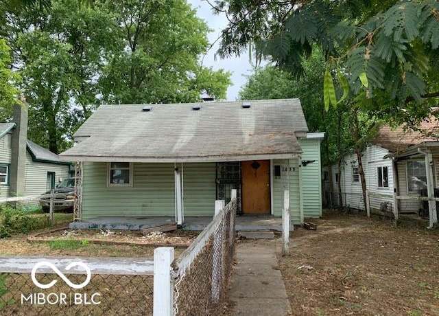 Property at 1035 S Tremont St, Indianapolis, IN 46221, 2 beds, 1 bath