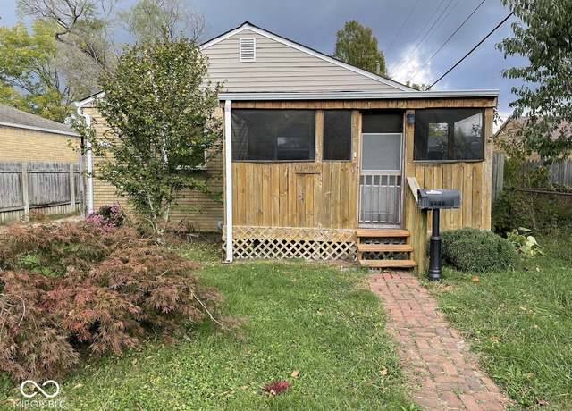 Property at 6150 Oak Ave, Indianapolis, IN 46219, 2 beds, 1 bath