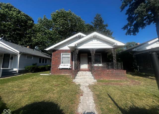 Property at 923 N Denny St, Indianapolis, IN 46201, 2 beds, 1 bath