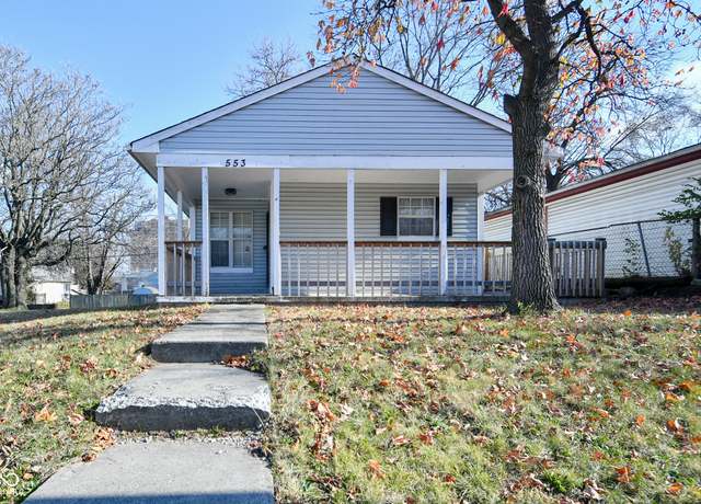 Property at 553 N Traub Ave, Indianapolis, IN 46222, 3 beds, 1.5 baths