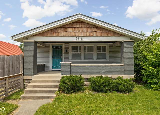Property at 3916 E 10th St, Indianapolis, IN 46201, 2 beds, 1 bath