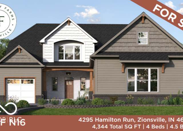 Property at 4295 Hamilton Run, Zionsville, IN 46077, 4 beds, 4.5 baths