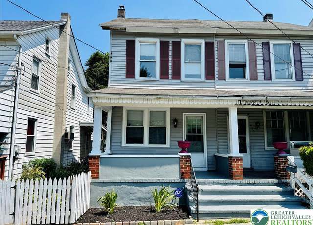 Property at 433 S Walnut St, Slatington Boro, PA 18080, 3 beds, 1 bath