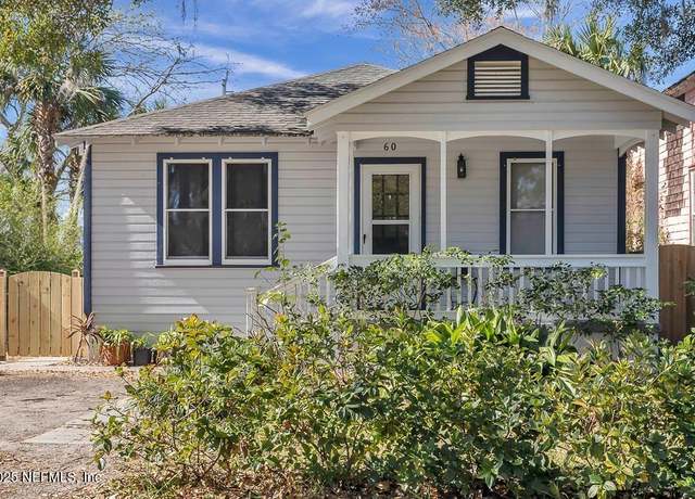 Property at 60 Weeden St, St. Augustine, FL 32084, 2 beds, 1 bath