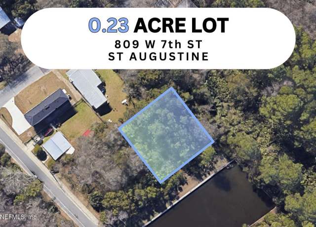 Property at 809 W 7th St, St Augustine, FL 32084