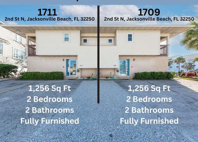 Property at 1709 2nd St N, Jacksonville Beach, FL 32250, 4 beds, 3 baths