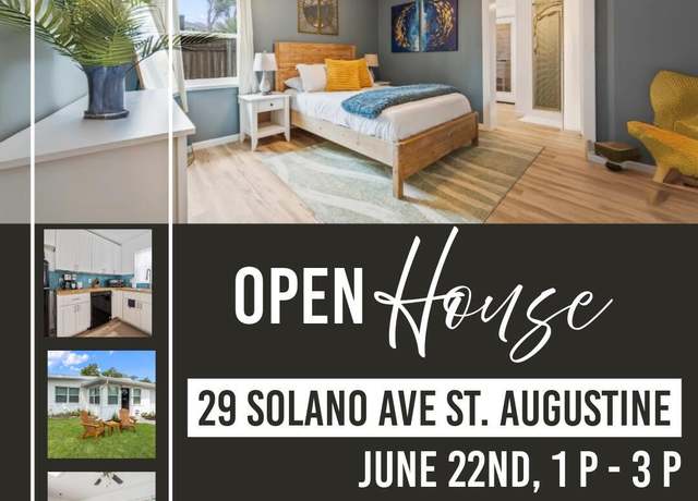 Property at 29 Solano Ave, St. Augustine, FL 32080, 3 beds, 2 baths
