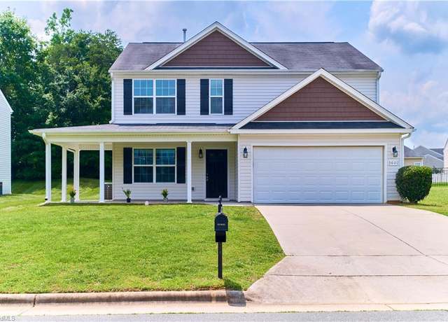 Property at 3602 Nelson Meadow Ln, Greensboro, NC 27406, 4 beds, 2.5 baths