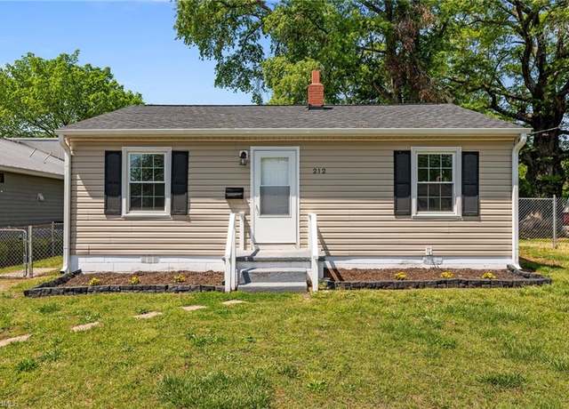 Property at 212 York St, Greensboro, NC 27401, 2 beds, 1 bath