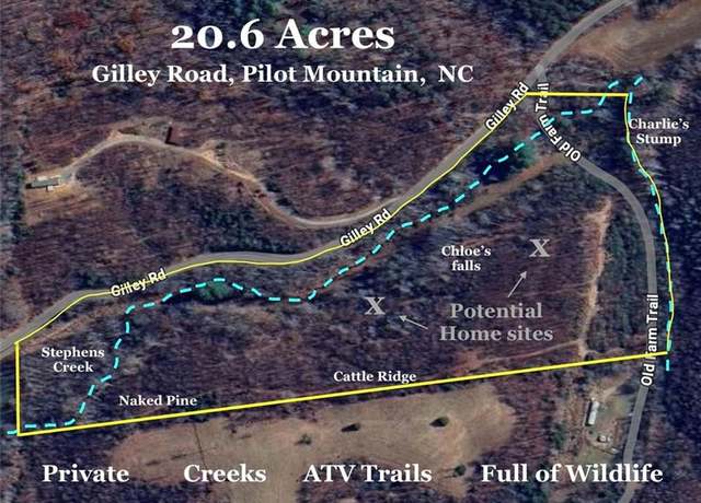 Property at xx Gilley Rd Unit 20.63 acres, Pilot Mountain, NC 27041