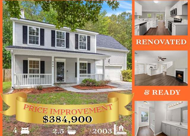 Property at 240 Eagle Ridge Rd, Summerville, SC 29485, 4 beds, 2.5 baths