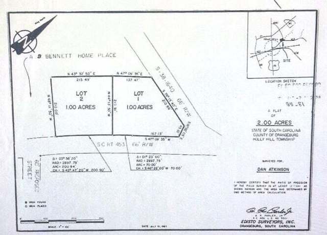 Property at 00 Bunch Ford Rd, Holly Hill, SC 29059