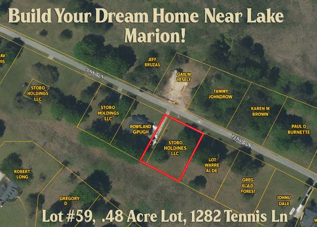 Property at 1282 Tennis Ln, Summerton, SC 29148