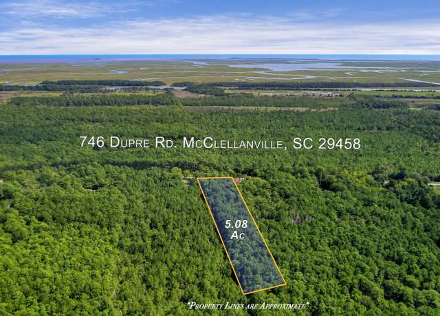Property at 746 Dupre Rd, Mcclellanville, SC 29458