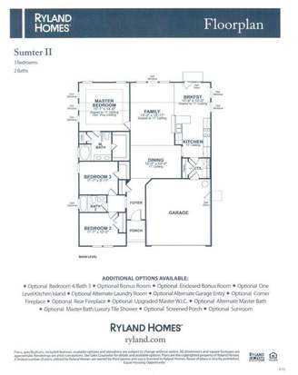 Floorplan One Story Wynstone 3 Summerton Village Neighborhood Aiken Sc Bill Beazley Homes In 2020 Floor Plans The Neighbourhood House Layouts