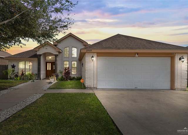 Property at 2909 Indian Creek Ave, Mcallen, TX 78504, 3 beds, 2 baths