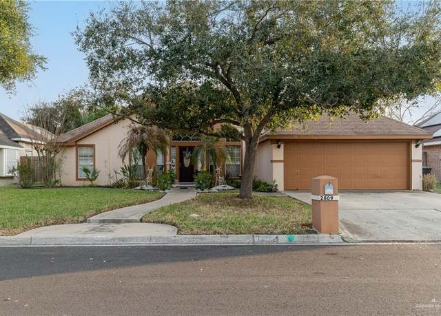 Property at 2809 Verdin Ave, Mcallen, TX 78504, 4 beds, 2 baths