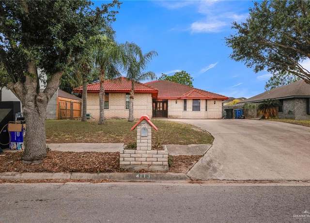 Property at 4113 Sonora Ave, Mcallen, TX 78503, 4 beds, 2.5 baths