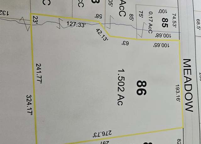 Property at Meadow St Lot 86, Bethlehem, NH 03574