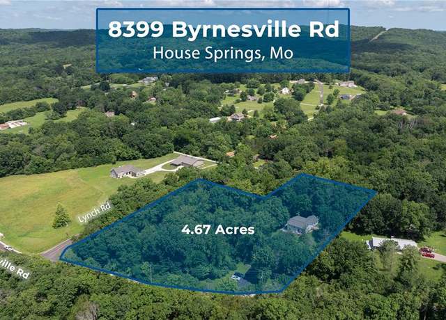 Property at 8399 Byrnesville Rd, House Springs, MO 63051, 5 beds, 3 baths