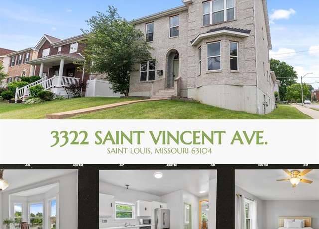 Property at 3322 Saint Vincent Ave, St Louis, MO 63104, 3 beds, 2.5 baths
