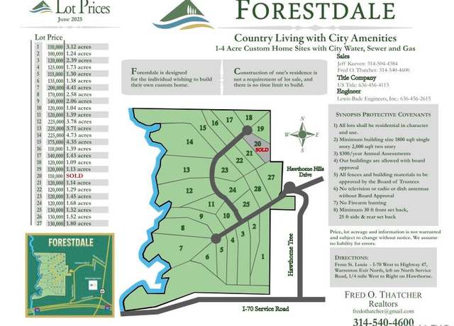 Property at Lot 1 Hawthorn Hills Dr, Warrenton, MO 63383