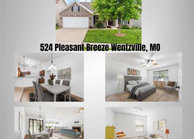 Property at 524 Pleasant Breeze Dr, Wentzville, MO 63385, 5 beds, 3 baths