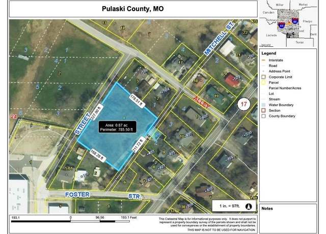 Property at 0 Bailey St, Waynesville, MO 65583