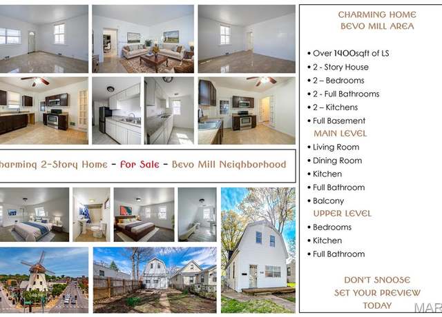 Property at 4214 Bingham Ave, St Louis, MO 63116, 2 beds, 2 baths
