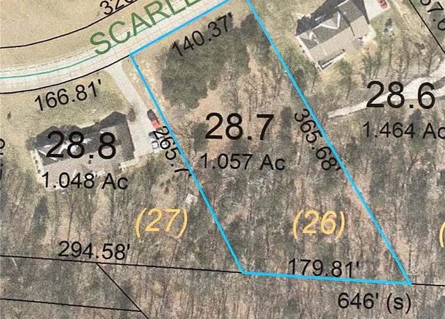 Property at 236 (lot 26) Scarlet Oak Loop, Villa Ridge, MO 63089