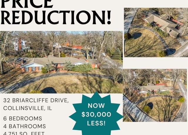 Property at 32 Briarcliffe Dr, Collinsville, IL 62234, 6 beds, 4 baths