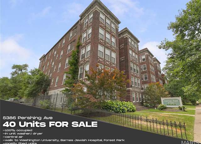 Property at 5386 Pershing Ave, St Louis, MO 63112, 3 beds, 2 baths