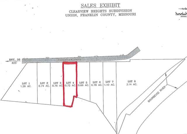 Property at 0 Lot 4 Clearview Dr, Union, MO 63084