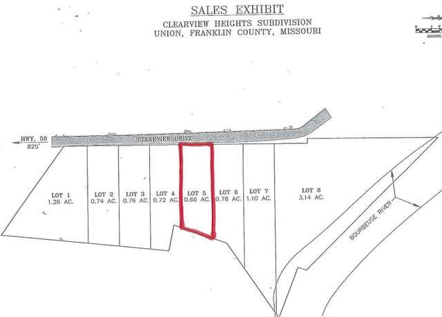 Property at 0 Lot 5 Clearview Dr, Union, MO 63084