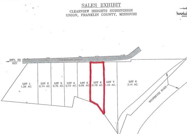 Property at 0 Lot 6 Clearview Dr, Union, MO 63084