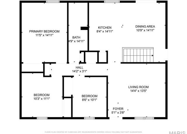Property at 3028 Valley Ridge Dr, St Peters, MO 63376, 3 beds, 1 bath