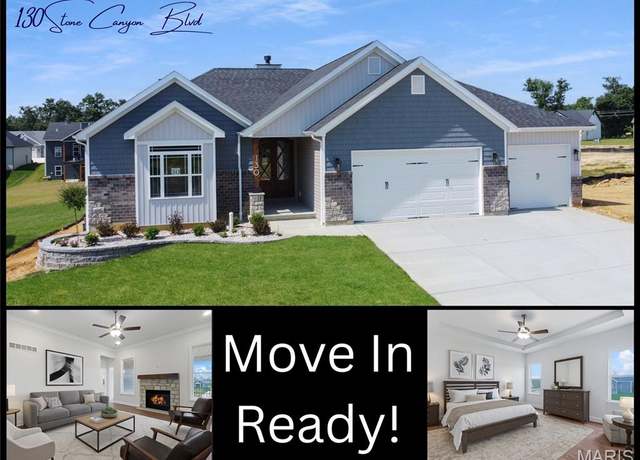 Property at 130 Stone Canyon Blvd, Foristell, MO 63348, 3 beds, 2 baths