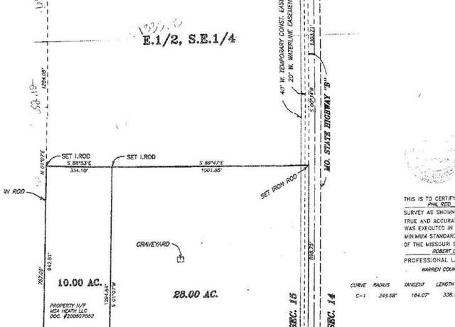 Property at 0 54.13 Acres Hwy B, Warrenton, MO 63383