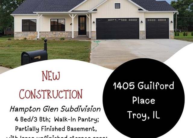Property at 1405 Guilford Pl, Troy, IL 62294, 4 beds, 3 baths