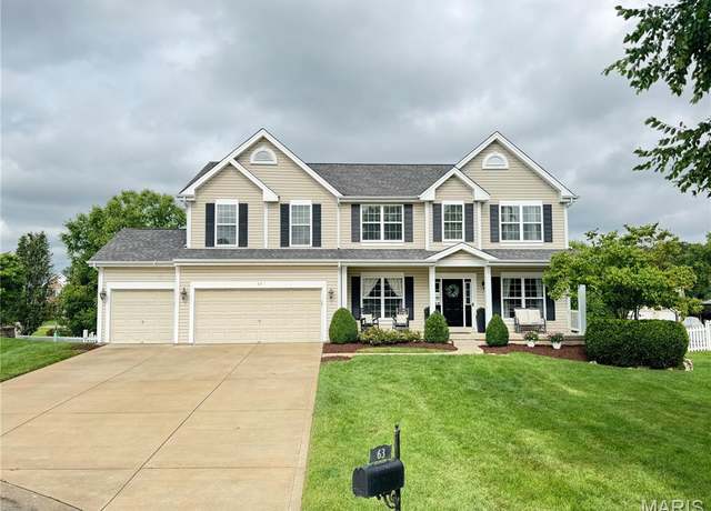 Property at 63 Brockwell Ct, Dardenne Prairie, MO 63368, 5 beds, 4.5 baths