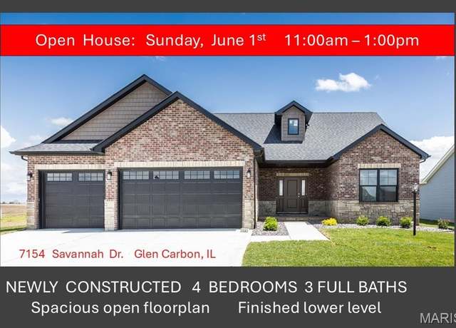 Property at 7154 Savannah Dr, Glen Carbon, IL 62034, 4 beds, 3 baths