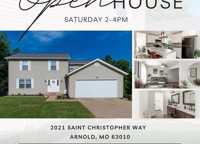 Property at 2021 Saint Christopher Way, Arnold, MO 63010, 4 beds, 2.5 baths