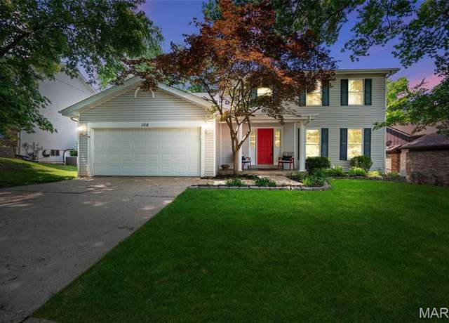 Property at 106 Hollyleaf Dr, Ballwin, MO 63021, 4 beds, 2.5 baths