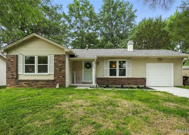 Property at 208 Mill Run Ln, St Peters, MO 63376, 3 beds, 1 bath